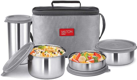 milton stainless steel lunch box for school|insulated lunch boxes.